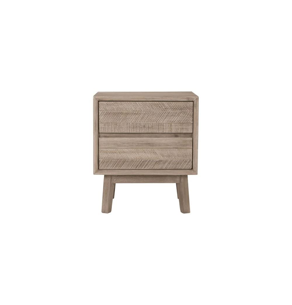 GFURN Madrid 2-Drawer Bedside Table/Nightstand